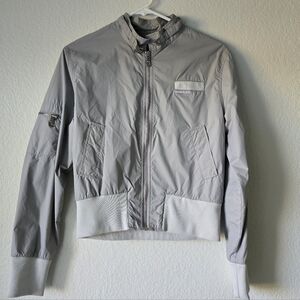 Grey Members Only Women's Windbreaker